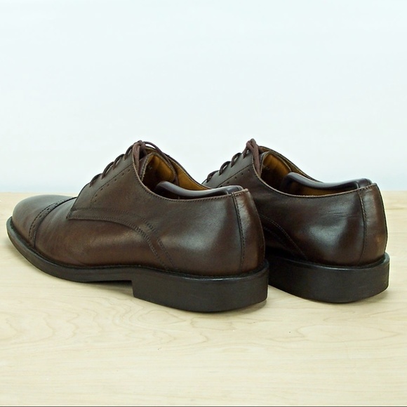 BASS & CO Mens Brown Leather Dress Shoe. - Picture 7 of 8